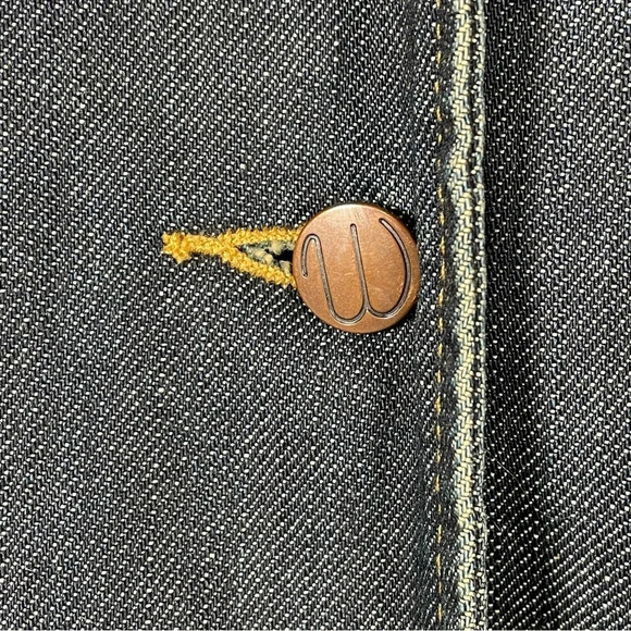 Wrangler RARE denim blazer jean jacket. Super cute details. Women’s Small - Picture 3 of 16